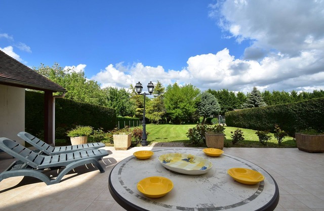 Spacious holiday home with pool in Faverolles