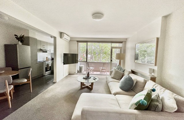 Spacious South Yarra apartment with pool and private car park.