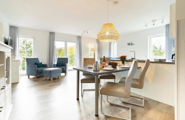 Spacious vacation apartment with sauna and kitchen on the North Sea - pure family vacation