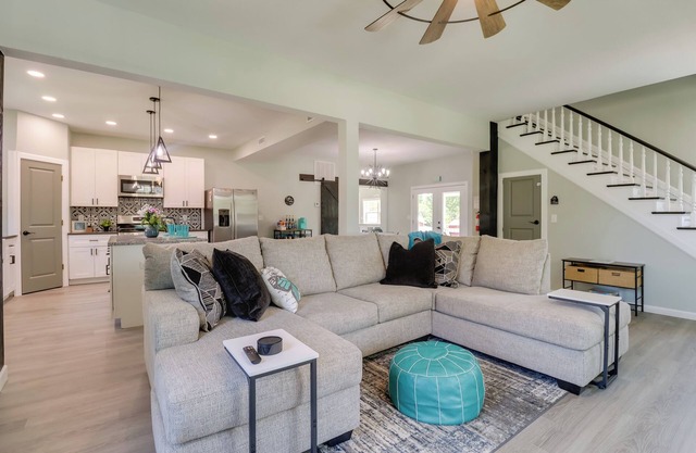 Spacious Yard, Games & Fire Pit: Grove Home Rental