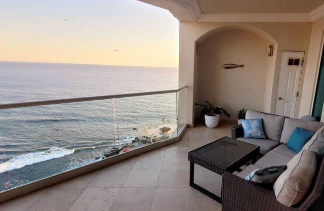 Spectacular Oceanfront Sunset View Condo at Olas in Rosarito w Pools & Jacuzzis.