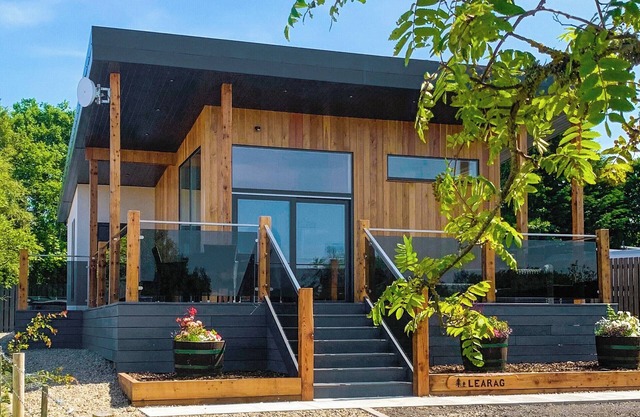 Spectacular property with large glass frontage to take advantage of the views.