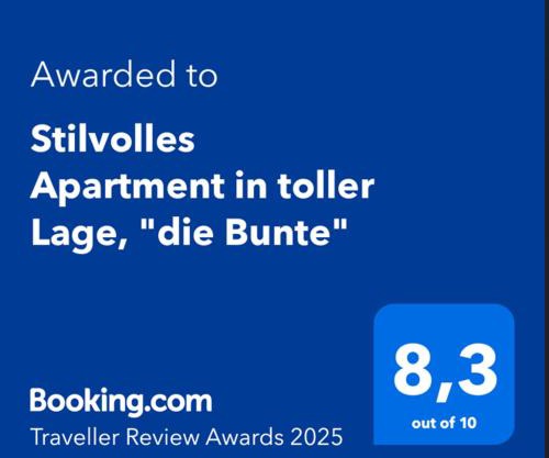 Stilvolles Apartment in toller Lage, "die Bunte"