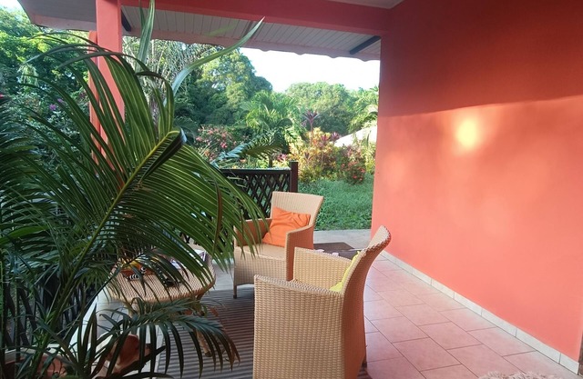 Studio with terrace and garden in the heart of an Amazonian plant nursery