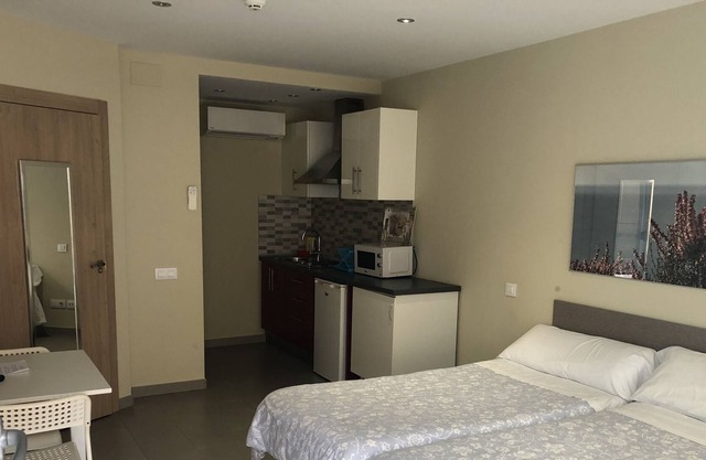 Studio with two beds