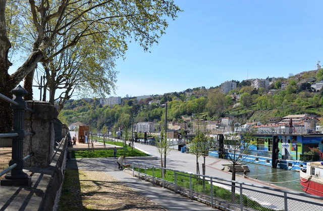 Studo barge, CASTOR, unusual, heart of Lyon, edge of Saône, old Lyon,