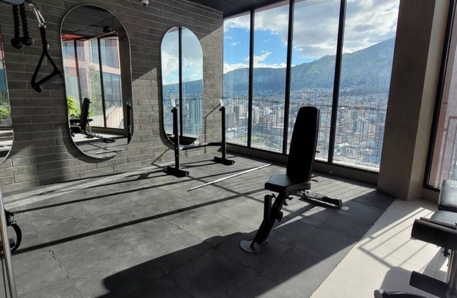 Stylish Suite with Mountain and City Views in Premier Quito Building