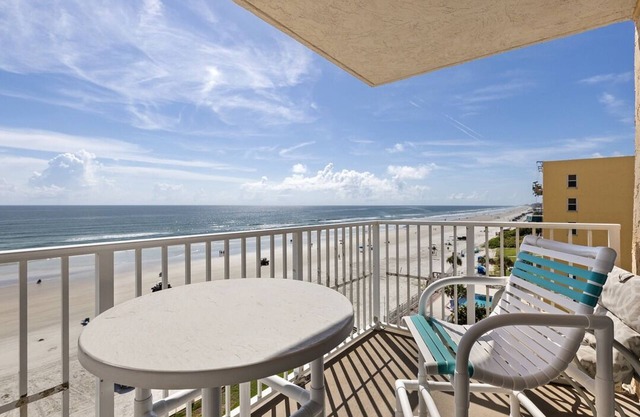 Sunlit Corner Beachfront Retreat Walk to Flagler & Ocean Views