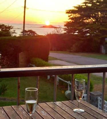 Sunset View over beach at Sables d'Or