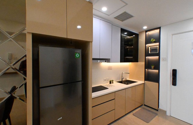 t2 BR Apartement Garden View Podomoro City Deli Medan By OLS Studio