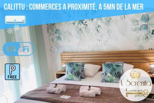 "T3 Calittu" plage à 5mn et proche des commerces