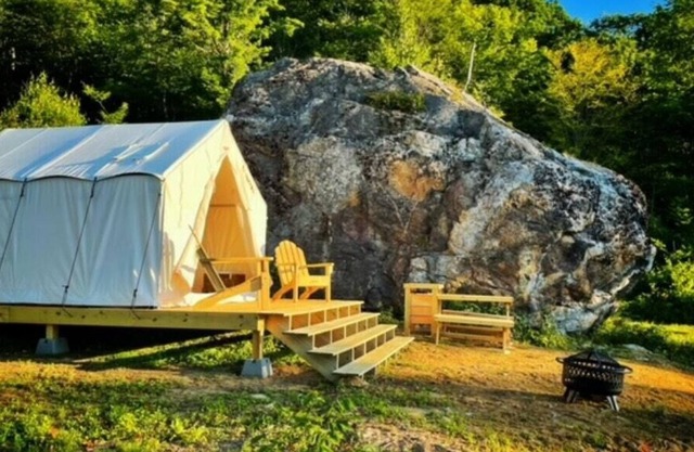 Tentrr Signature Site - Boulder Campsite, Porter, Maine