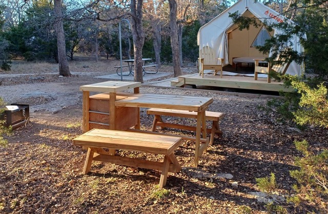 Tentrr State Park Site - Texas Guadalupe River State Park - Site D - Single Camp