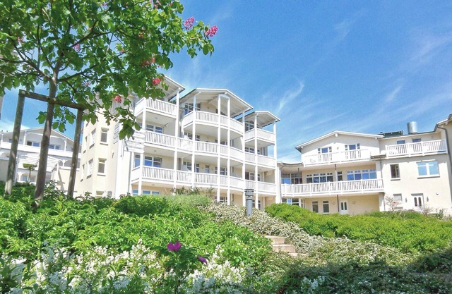 Terrace, free use of the AHOI adventure pool and sauna - Sea view apartment 30