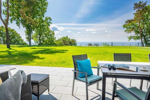 Terrassenwohnung "Kranich" - Oase am Haff