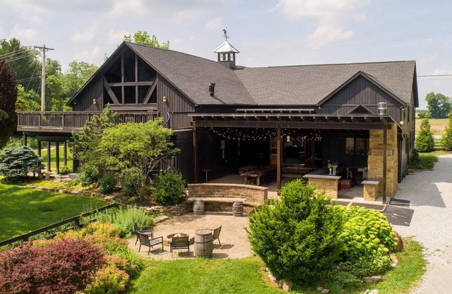 The Farmhouse at Rockmill Brewery. 5-Bedroom Retreat for Your Next Getaway!