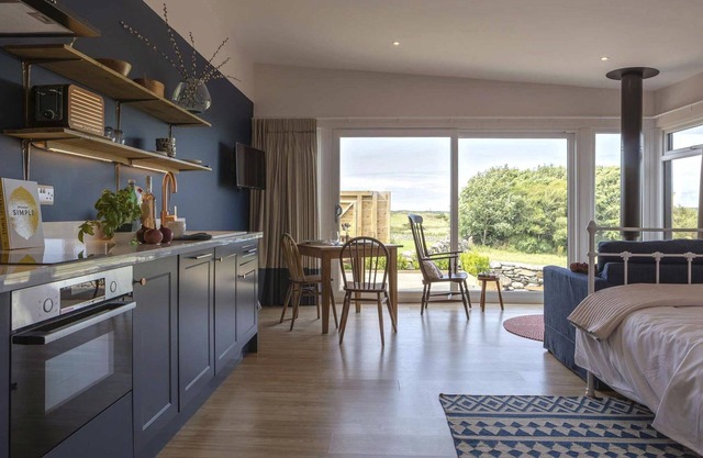 The Hoot; a large, modern studio annexe on Anglesey
