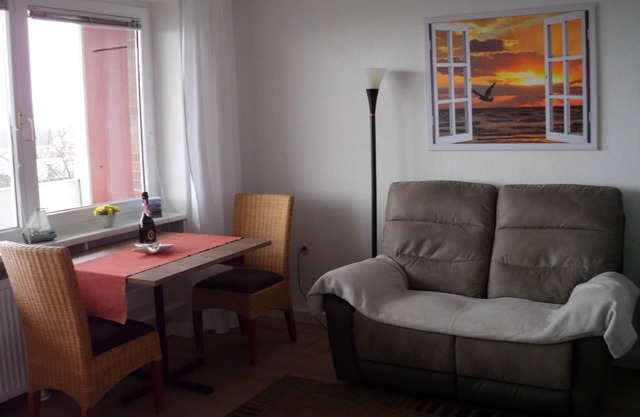The Möwe for 2 people with a view of the inland with afternoon sun until the evening