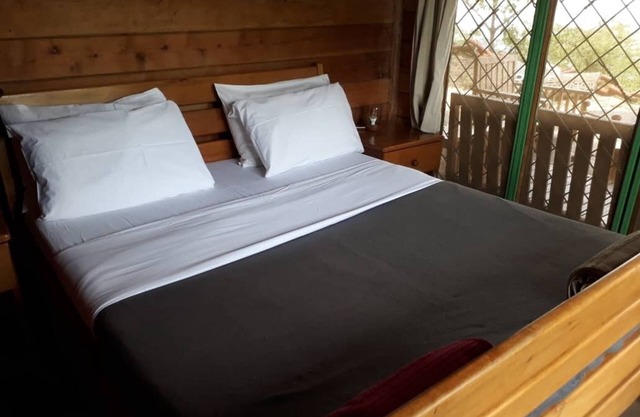 The Observatory Lodge at Kichwamba escarpment overlooking Queen Elizabeth NP.