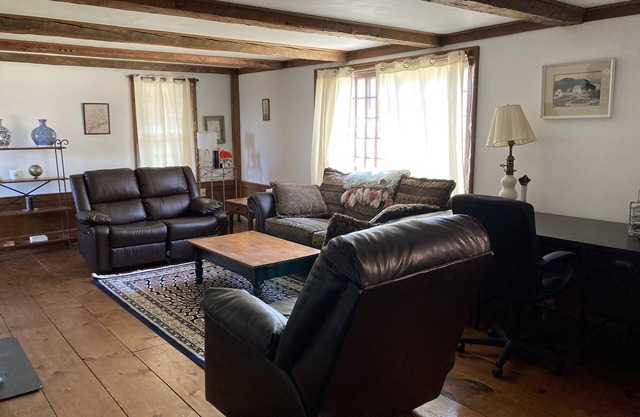 This cozy apartment is situated on 20 acres with a distant view of Sebago Lake.