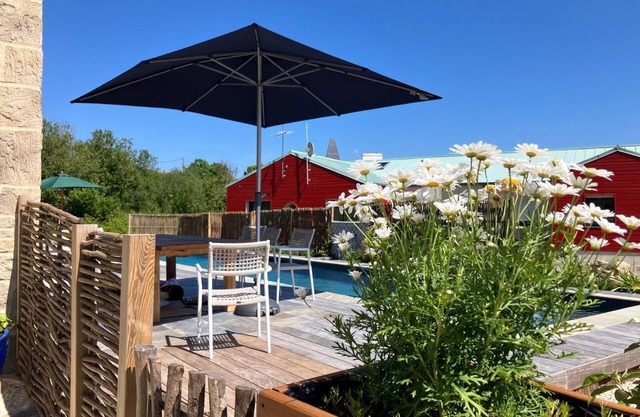 Ti an Aod-Breton beach house with heated pool for 10