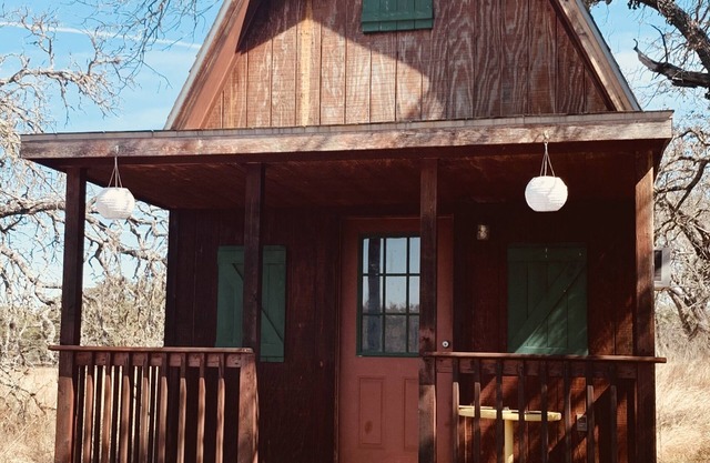 Tiny cabin near Pedernales Falls