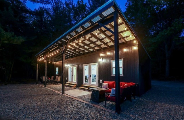 Tiny Home Escape Swimmable Pond WiFi Pets OK