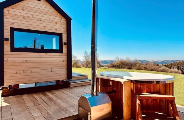 TinyHouse with private sauna & hot tub - Allgäu