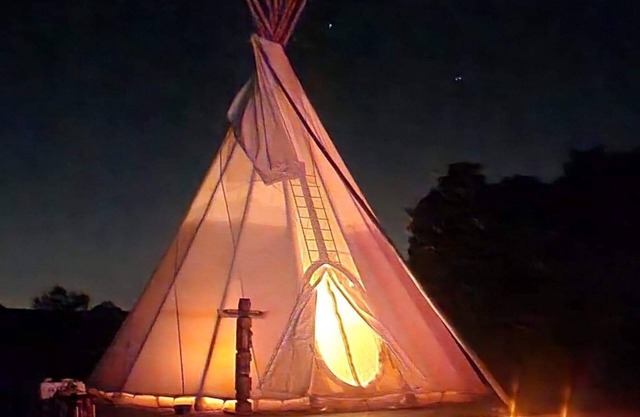 Tipi living! Book a new extraordinary experience in Adams Co, OH