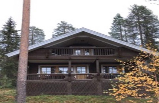 Traditional ski lodge in Lapland