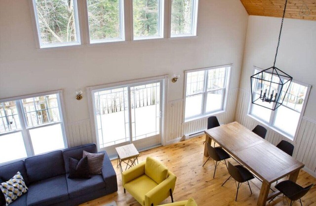 Tranquil Haven near the Charming Village of Knowlton - Sleeps 12 - Whole House & 2 Acres with Pond, Bridge, Grounds, and Woods