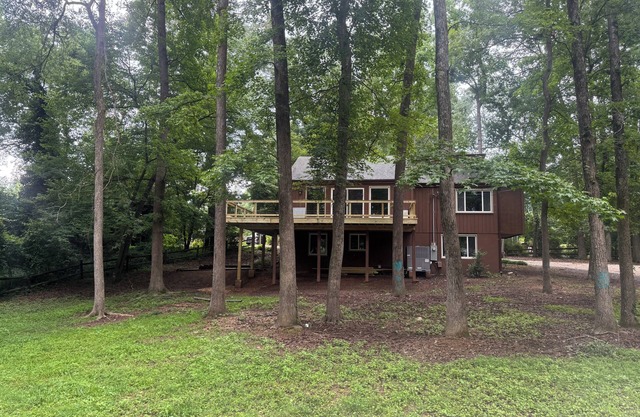 TREEHOUSE NOW AVAILABLE! nA 5-bedroom, 2 driveways, 1.2 acres. 807 Brunson Drive