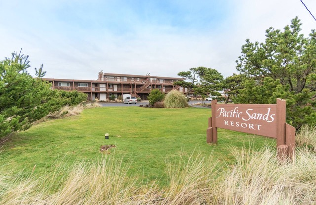 Truly on the beach at this very oceanfront condo, sweeping views on the balcony!