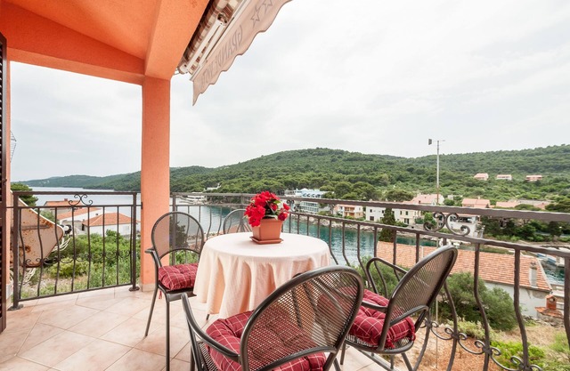 Two bedroom apartment with terrace and sea view Božava, Dugi otok (A-8124-a)
