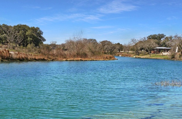 Two Dam Guest Cottages are in beautiful Blanco Texas and a short walk to the His