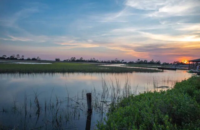 Unwind and relax in this quiet marsh oasis on Tybee Island