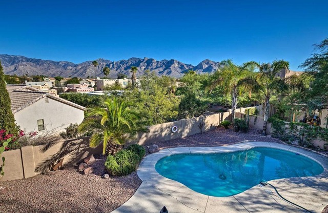 Updated Tucson Oasis with Pool and Mountain Views
