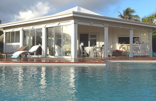 Villa 6 people Guadeloupe, Saint-François, exceptional sea view, swimming pool
