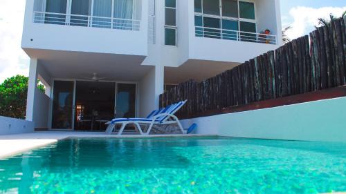 Villa Cos beachfront house