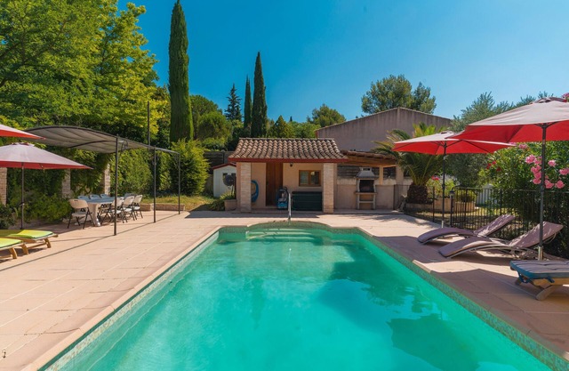 Villa 'Le Verger Du Midi' with Shared Pool, Private Terrace and Wi-Fi
