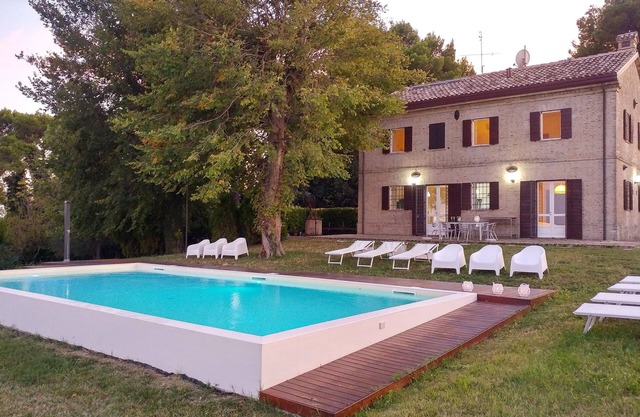 Villa overlooking the sea in the San Bartolo Natural Park. Pesaro
