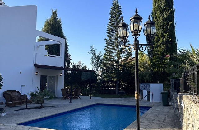 VILLA SCOBLE with private pool in Bellapais Village.