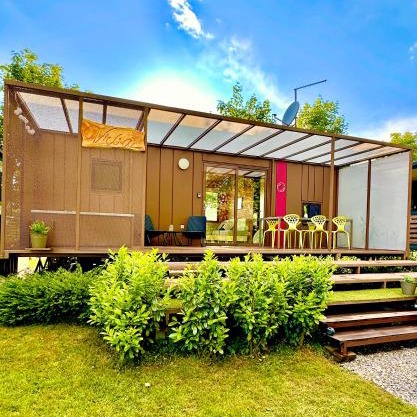 VRBA mobile house by the Kolpa river BIG BERRY Metlika