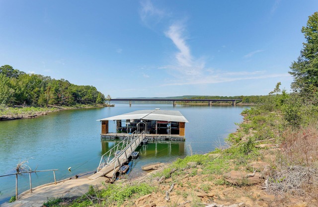 Walk to Greers Ferry Lake! Home w/Dock Access