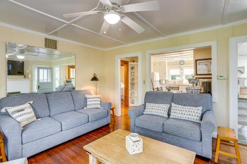 Walk to Private Beach Lake Erie Retreat with Yard!