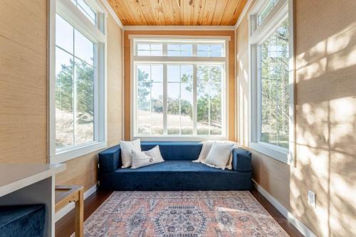 Walnut Horizon Tiny Home With Observation Deck