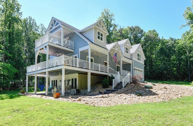 Waterfront living on the private side of Lake Anna 3+ acre estate! New Home!