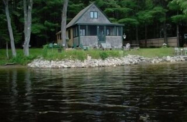 Waterfront, no electricity, outhouse, cold water only, 4 adults max, 6 total