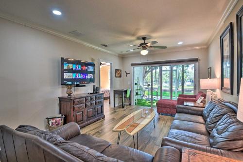 Waterfront Palm Coast Condo with Boat Dock and Pool!