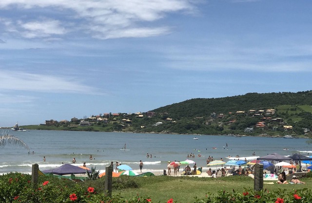 Wonderful beach house 50 meters from the sea in the central beach of Garopaba